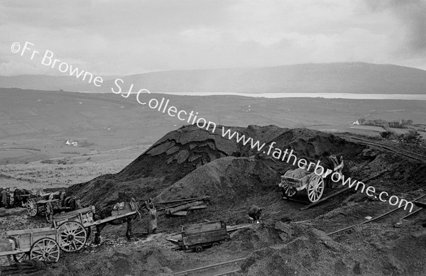 VIEWS OF COAL DUMPS AT MOUTH OF RIVER SHOWING LOUGH ALLEN SLIEVE ANEERIN AWAY TO N.E.